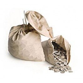 90% Silver Bags - $1,000 Face Value, dimes & quarters (Approximately 715 oz)